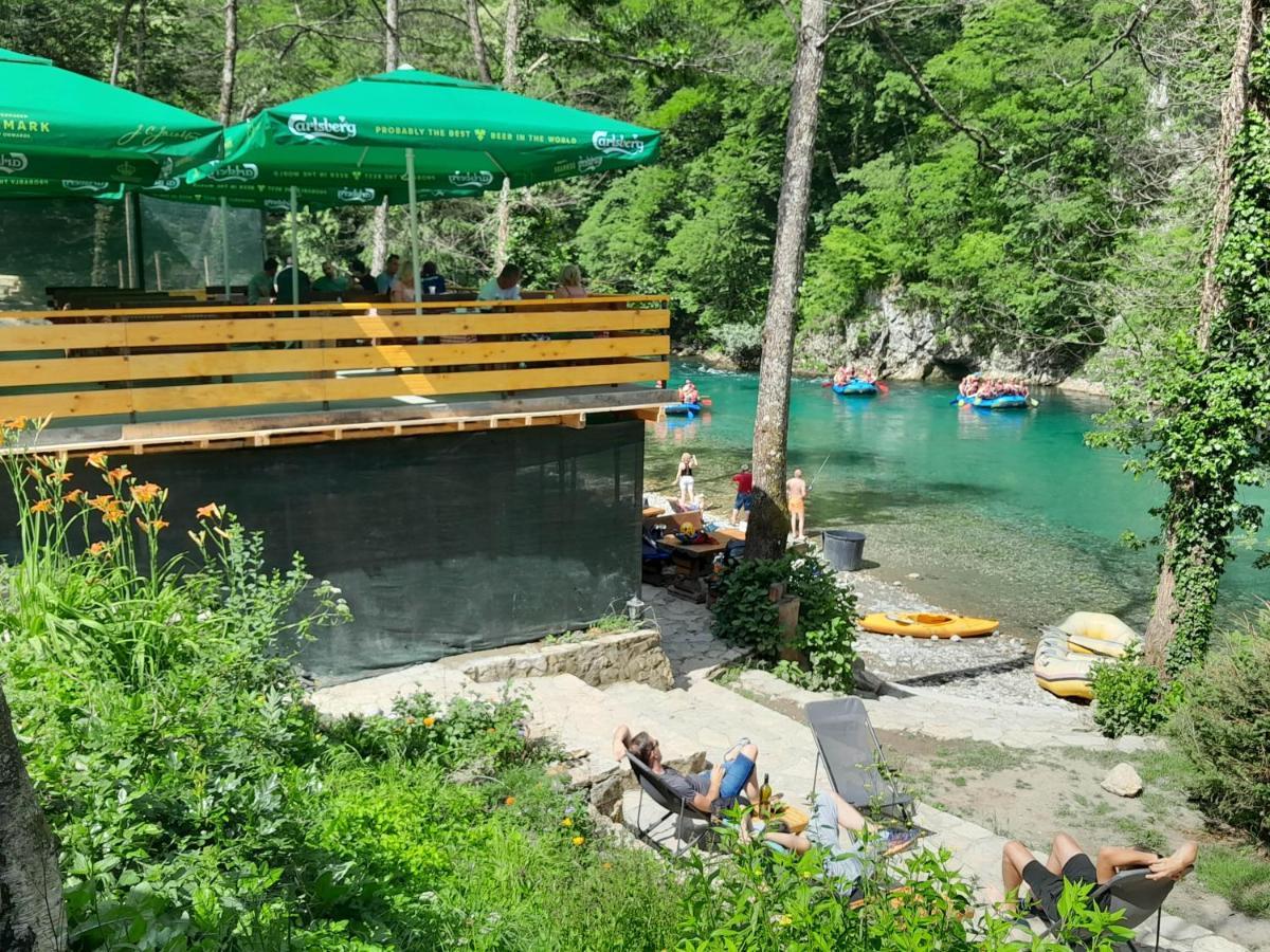 Hotel Rafting Camp Encijan Foca Exterior foto