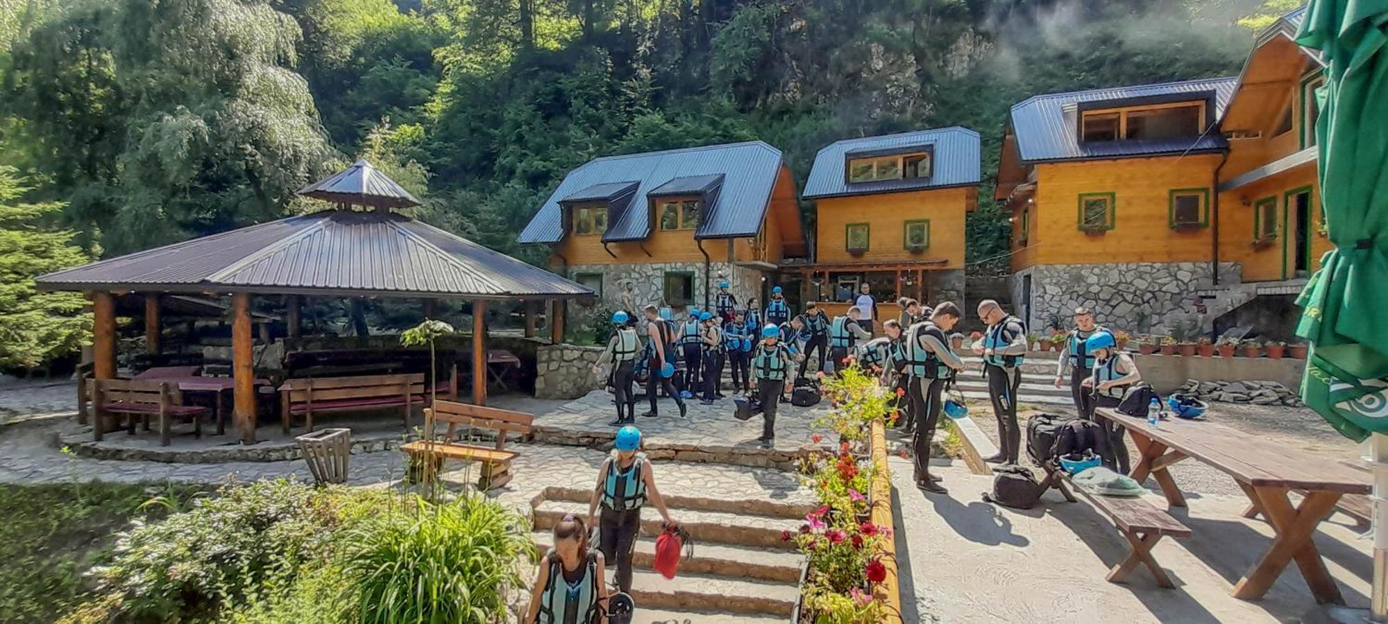 Hotel Rafting Camp Encijan Foca Exterior foto