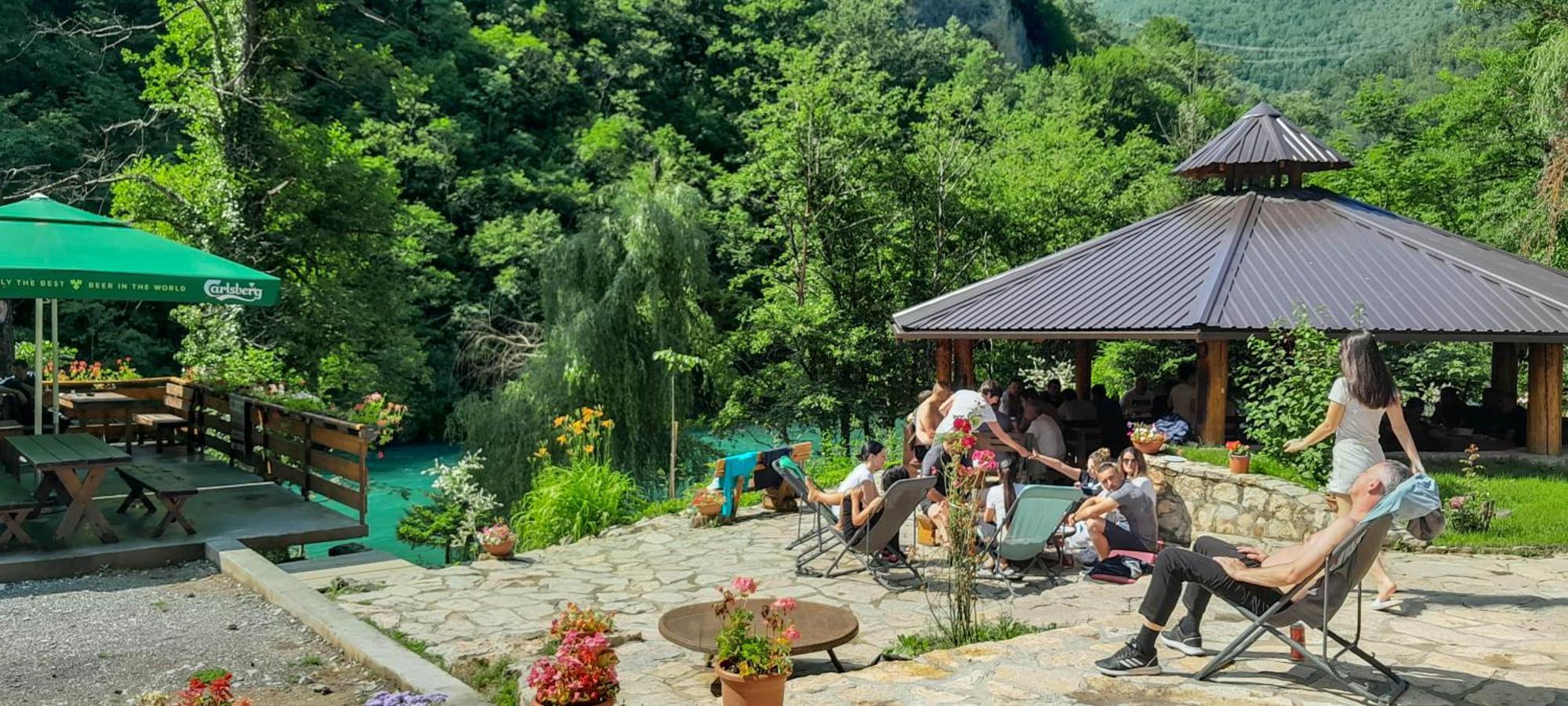 Hotel Rafting Camp Encijan Foca Exterior foto